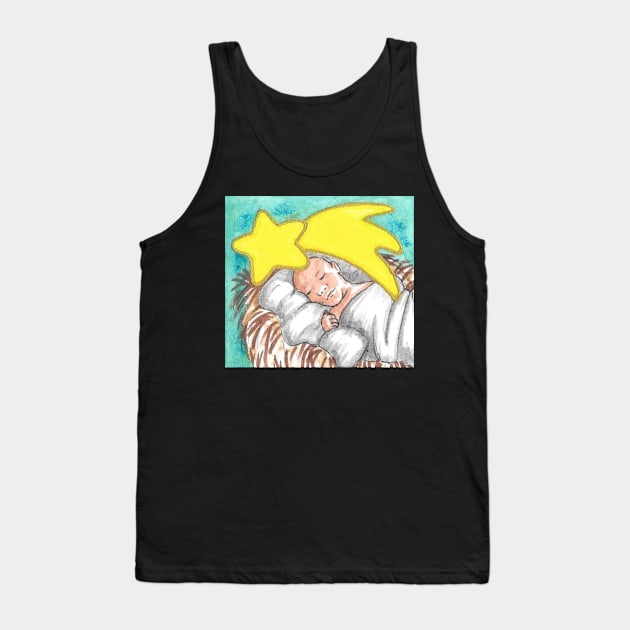 Birth of Jesus Tank Top by FairytalesInBlk